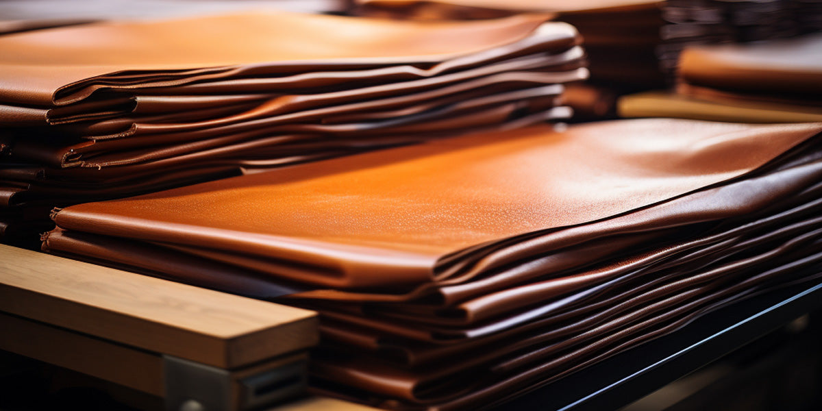 SLC Full-Grain Leather Side - 4/5 Oz, Earth Tone, Chrome & Oil Tanned, 8-12 Sq Ft (Brown)