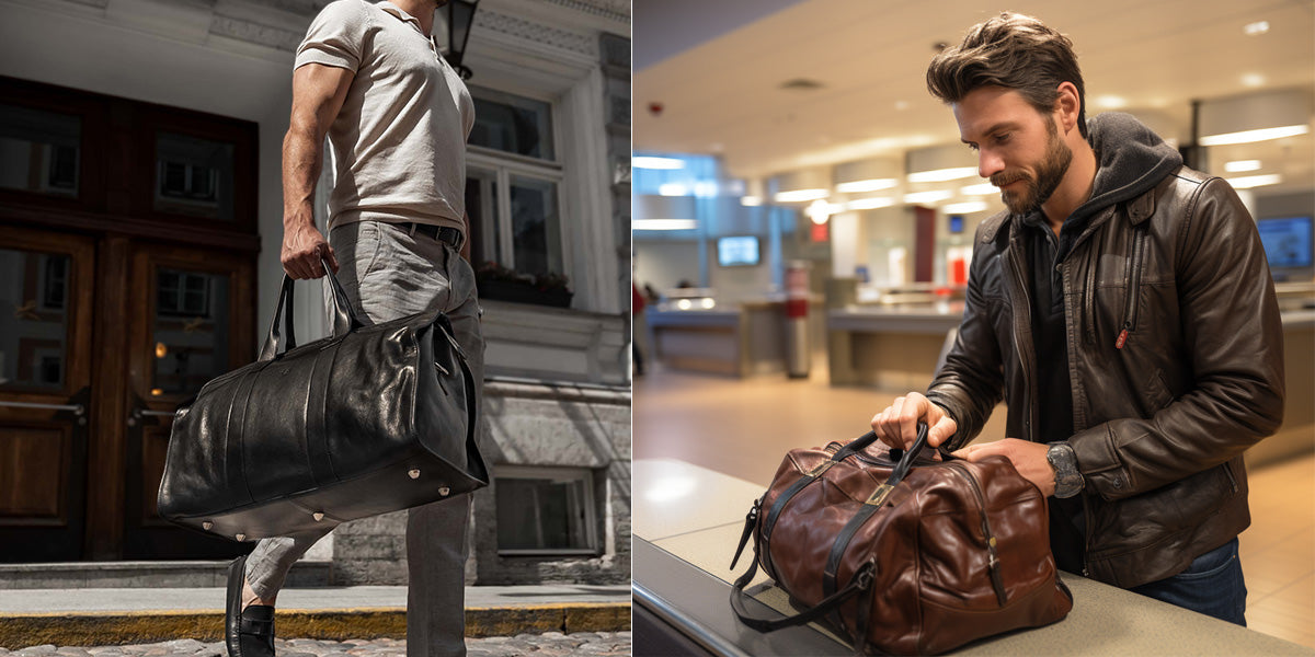 Men's Soft Sided Luggage - Luxury Travel, Duffle Bags