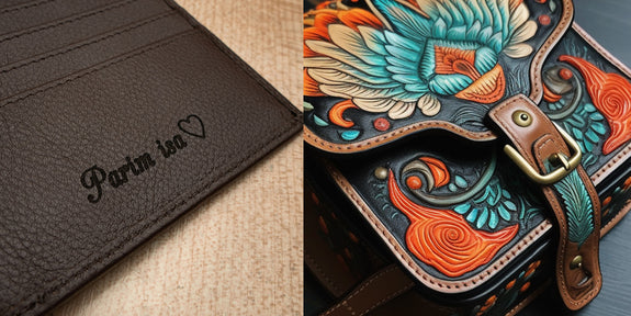Leather engraving