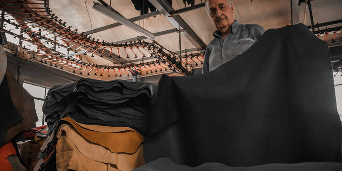 Where does leather come from?