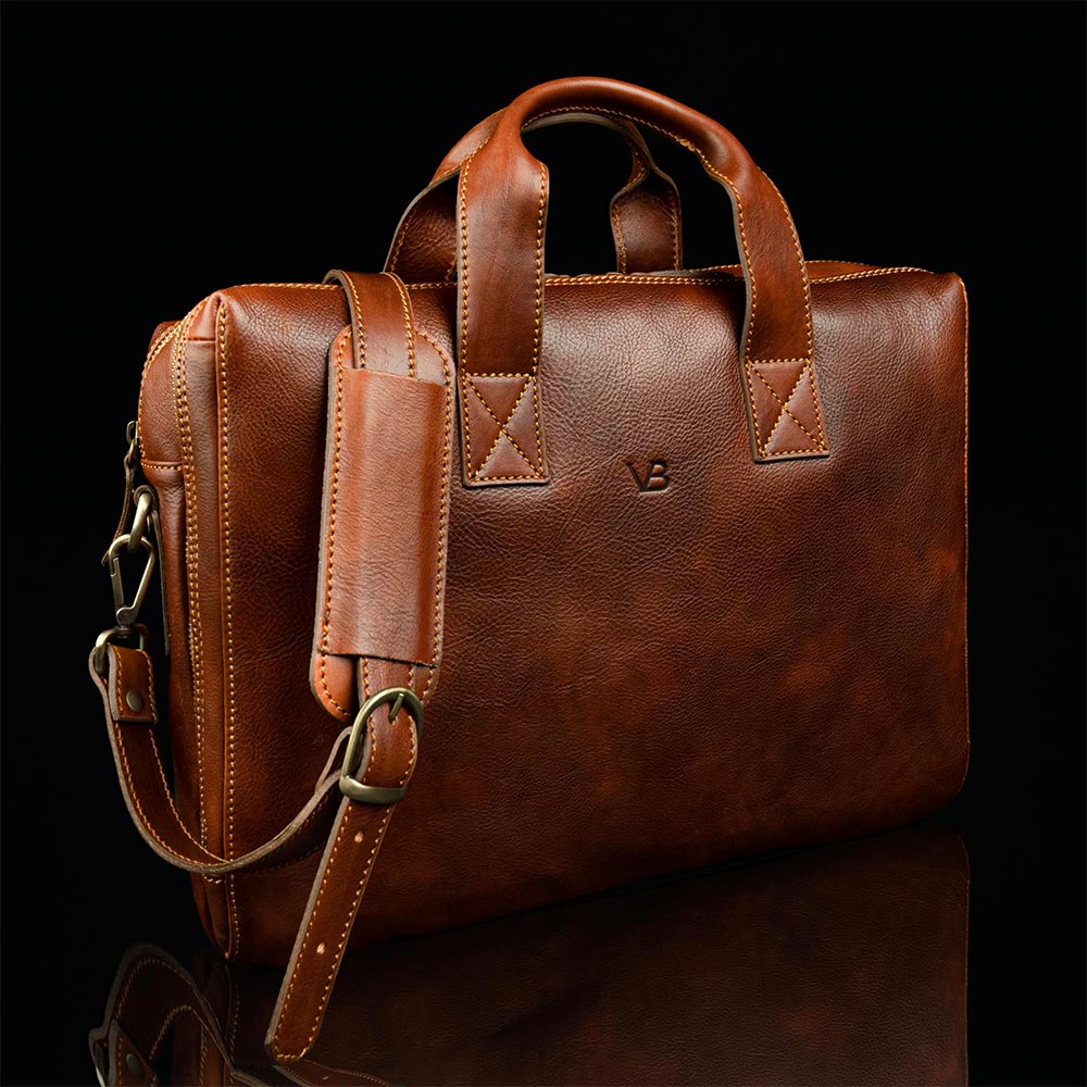 15 inch leather messenger laptop bag