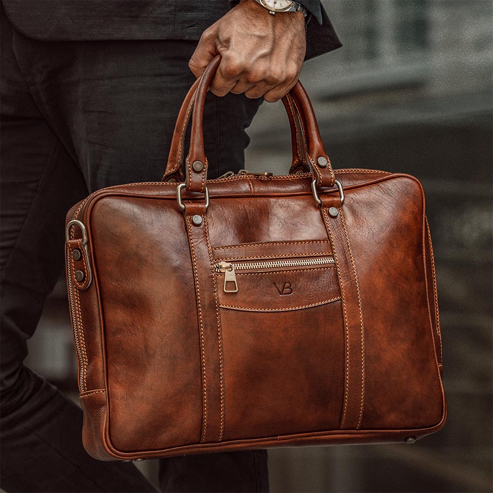 Satchel Bags For Men Genuine Leather Briefcase For Men