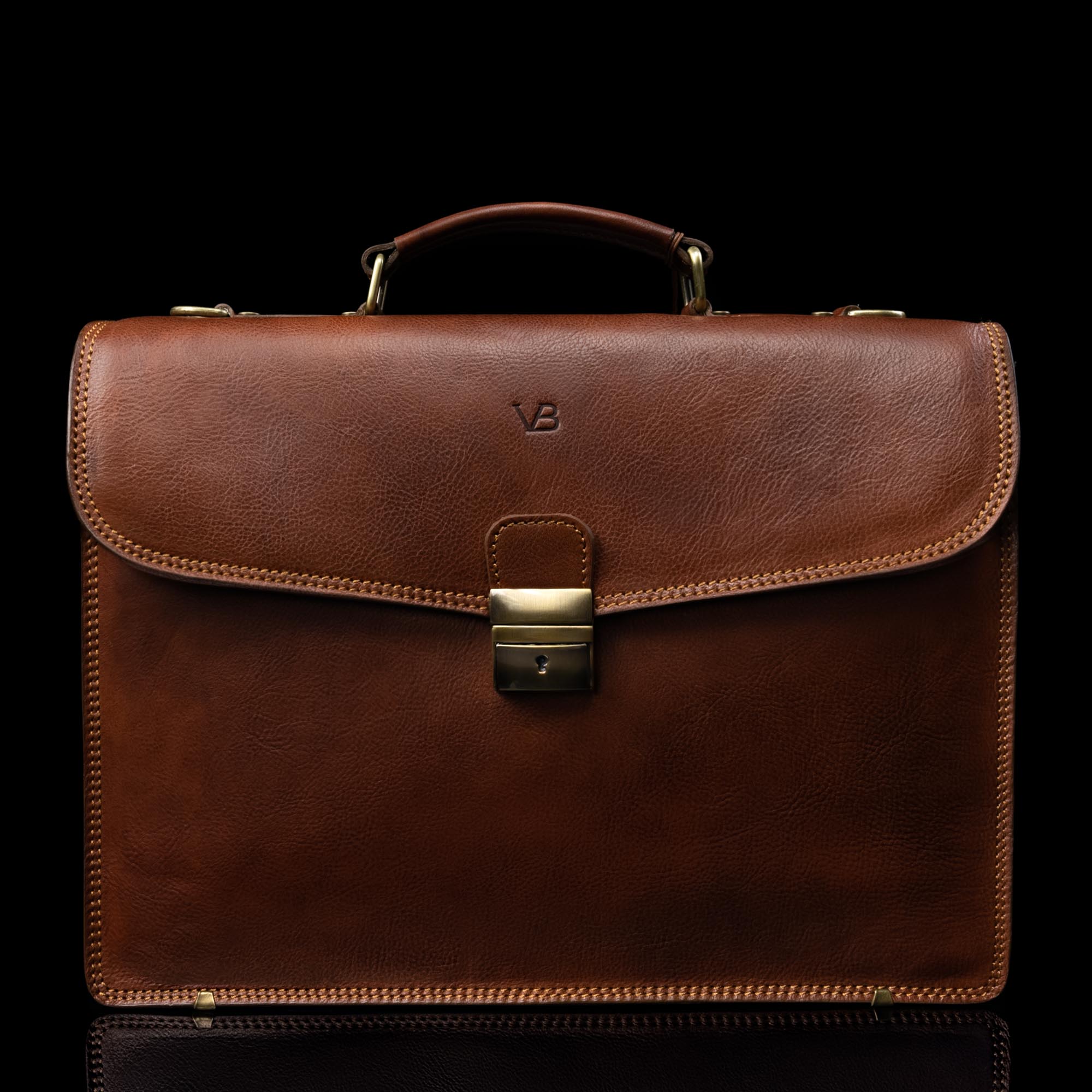 von baer mens leather work bags