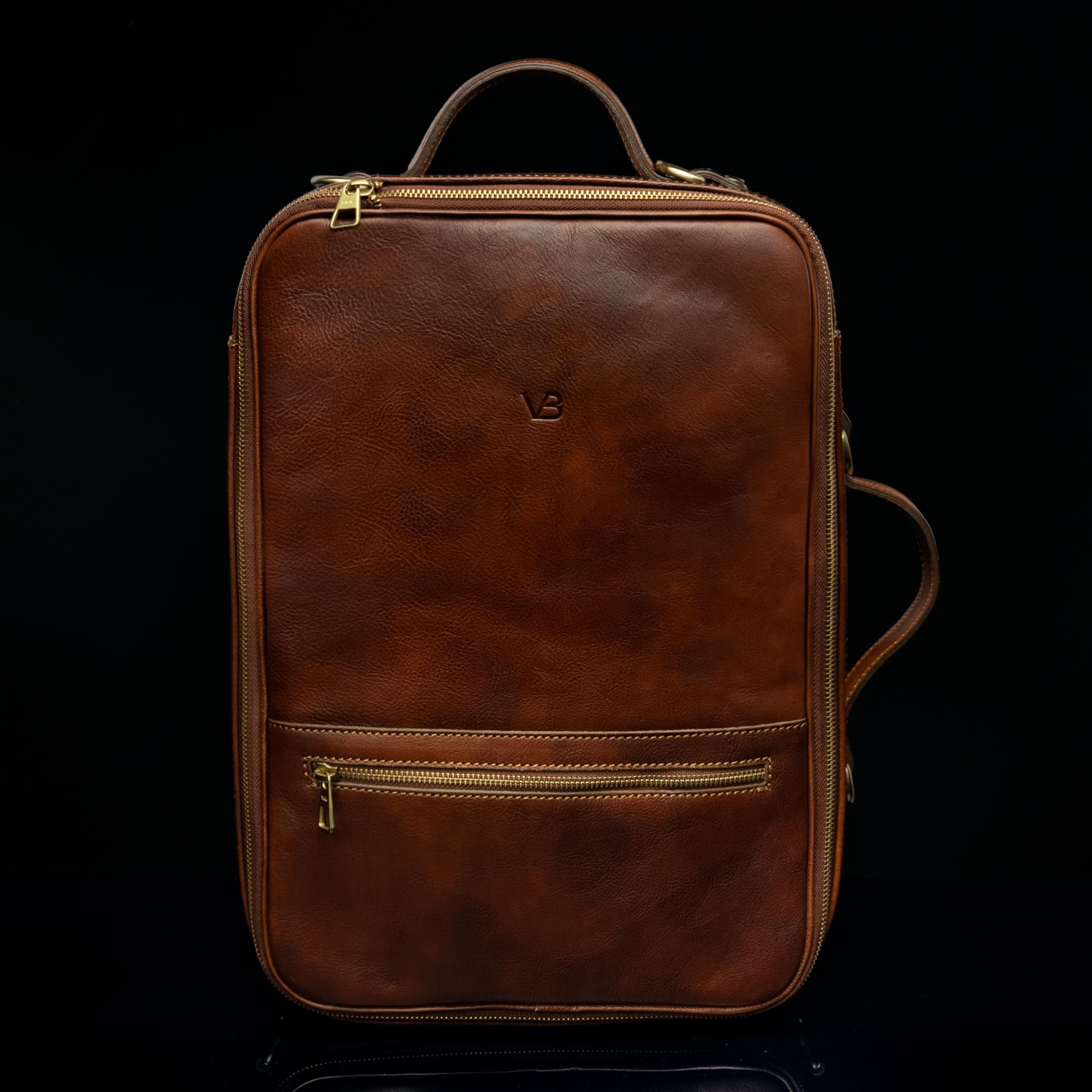 travel leather backpack