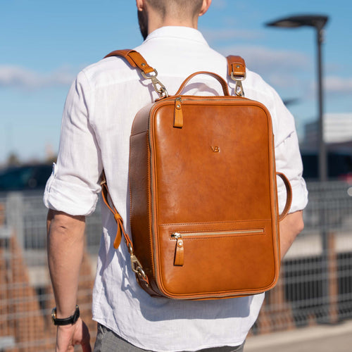 10X Convertible Leather Messenger Backpack Briefcase for Men 10X Convertible Leather Messenger Backpack Briefcase for Men