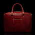 Red Leather Laptop Bag - Von Baer City Luxury