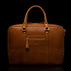 Tan Leather Laptop Bag - Von Baer City Luxury