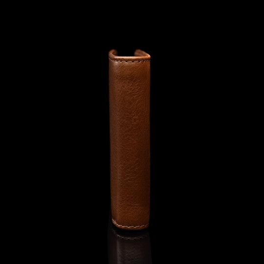 von baer classic bifold italian leather mens wallet rfid side view
