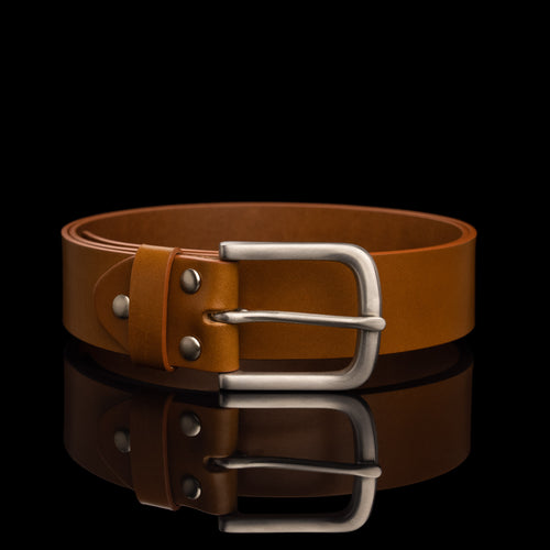 Classic Full-Grain Leather Belt - Von Baer Classic Full-Grain Leather Belt - Von Baer