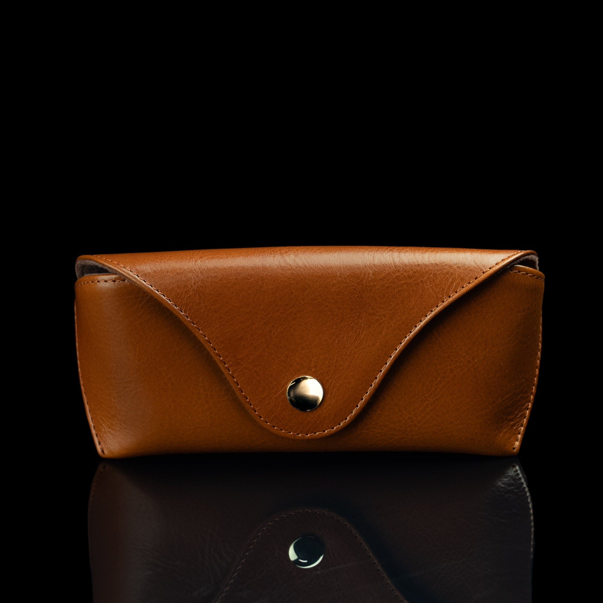 Luxury Leather Glasses Case for Men - Von Baer