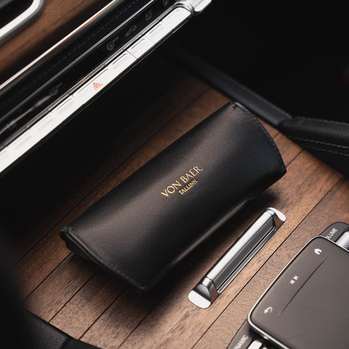 Luxury Leather Glasses Case for Men - Von Baer display picture 3