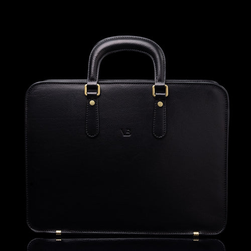 14 inch slim laptop backpack Elegant Slim Leather Laptop Bag Elegant Black