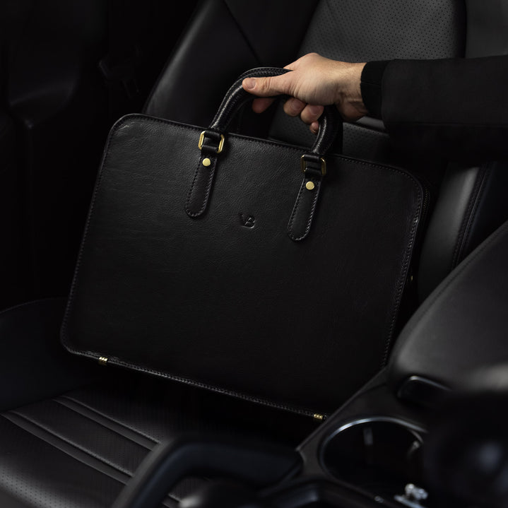 High-end Leather Briefcases for Men - Von Baer