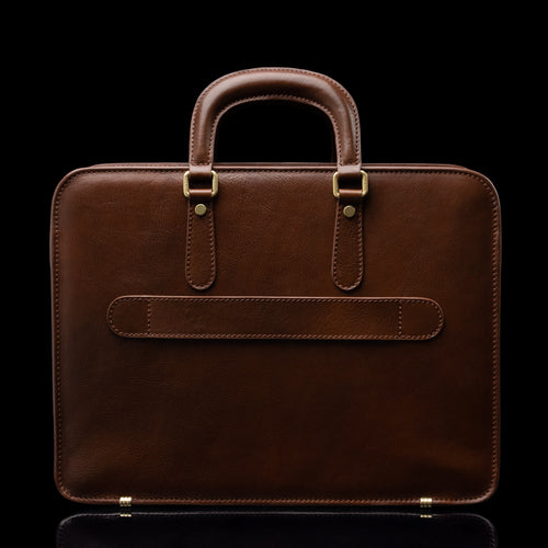 Elegant Brown Leather Men\'s Bag Executive Elegance Brown 18 main image 2