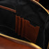 von baer essential modern italian leather briefcase for men solid brown pockets inside and pen slots