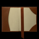 Von Baer full grain leather passport cover holder, inside view