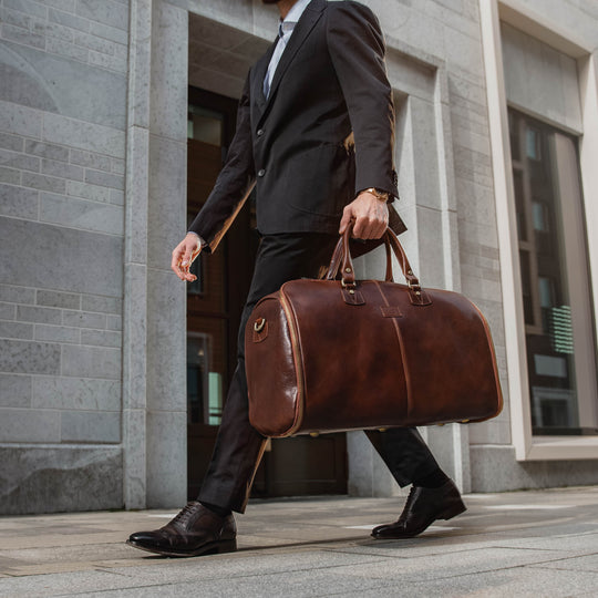 best men's travel bags for suits MATEIN Garment Travel, Large Carry on Garment Bag for Business A practical and stylish classic brown leather suit carrier with optional personalized initials or custom monogram paired with our Pioneer hanging wash bag Briefcase Best Luggage For Men's