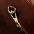 zoomed in photo of the buckle attaching the shoulder strap