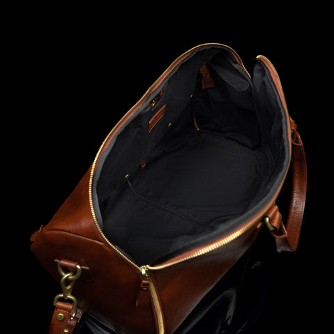 large main compartment and outer zip of the grand