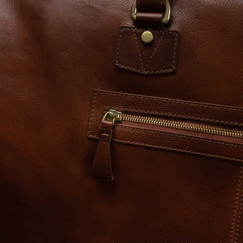 close up of the rear zipped pocket on the grand