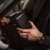 von baer heritage premium mens leather trifold wallet black lifestyle 4