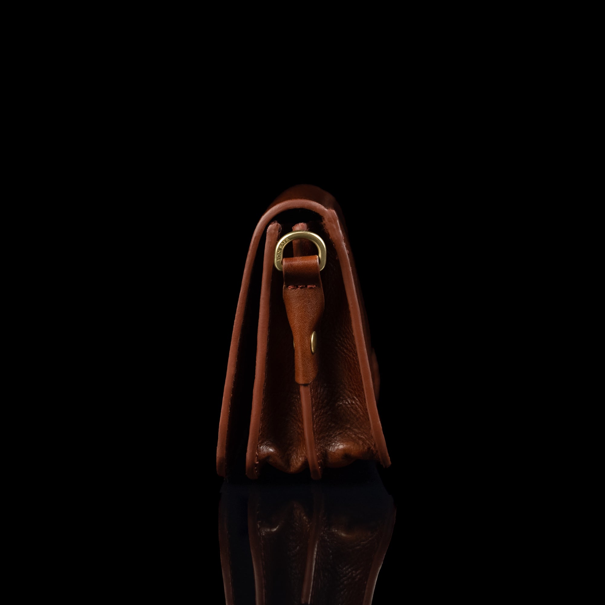 Wallet shoulder bag／ミニポーチ付／ブラウンレオパ Small Leather Purse with Removable Shoulder Strap and Internal