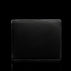 von baer leather money clip small wallet black front view with rfid protection