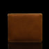 von baer leather money clip small wallet tan front view with rfid protection