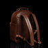 Von Baer Liberty men's vegetable-tanned leather backpack with padded adjustable shoulder straps