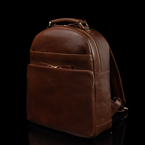 Italian Full Grain Leather Backpack for Men - Von Baer