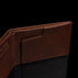 von baer luxurious leather passport holder close up of the passport compartment