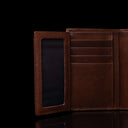 von baer luxury heritage premium mens leather trifold wallet pockets for cards