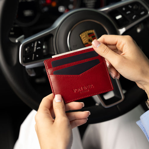 wallet card sleeve Minimalist Leather Card Holder (Full Grain Leather)