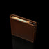 von baer money clip practical leather money clip wallet brown top view