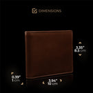 von baer money clip practical personalized leather money clip wallet brown dimensions