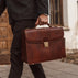 briefcase being carried by a lawyer to work