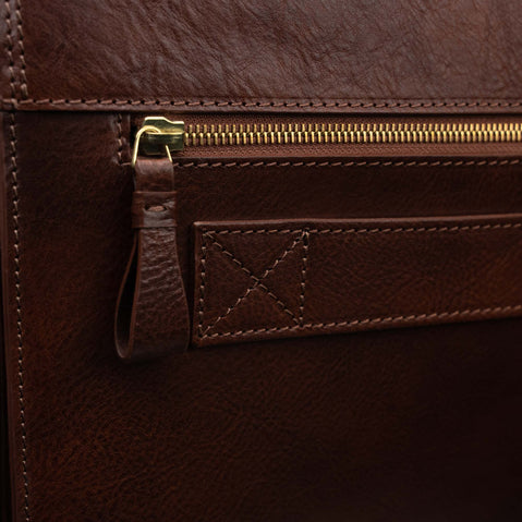 close-up of back pocket zipper