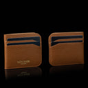 Von Baer origin luxury RFID leather purse large with detachable card holder filled with cards