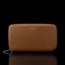 Von Baer origin luxury RFID leather purse large front view