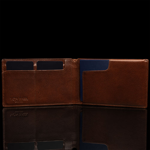 Men's Full Grain Italian Leather Passport Travel Wallet with RFID Protection - Von Baer Men's Full Grain Italian Leather Passport Travel Wallet with RFID Protection - Von Baer