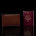 von baer slim personalized leather passport cover travel rfid wallet brown with estonian passport