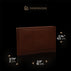 von baer slim personalized stylish leather passport holder travel rfid wallet brown dimensions