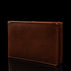 von baer slim personalized stylish leather passport holder travel rfid wallet brown