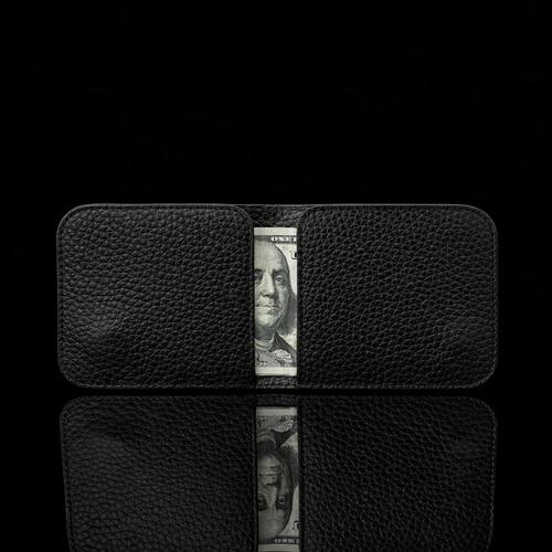 Men's Italian Leather Zip Around Wristlet Wallet with RFID