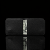 Von Baer W2 luxury RFID men’s leather wallet detachable card holder back view with cash, showing practical storage functionality.