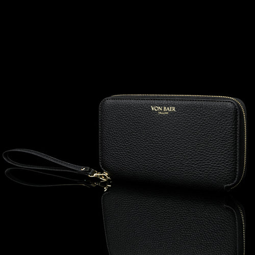 W2 Leather Wallet Elegant Black