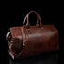 von baer weekender mens leather weekend bag brown with removable shoulder strap