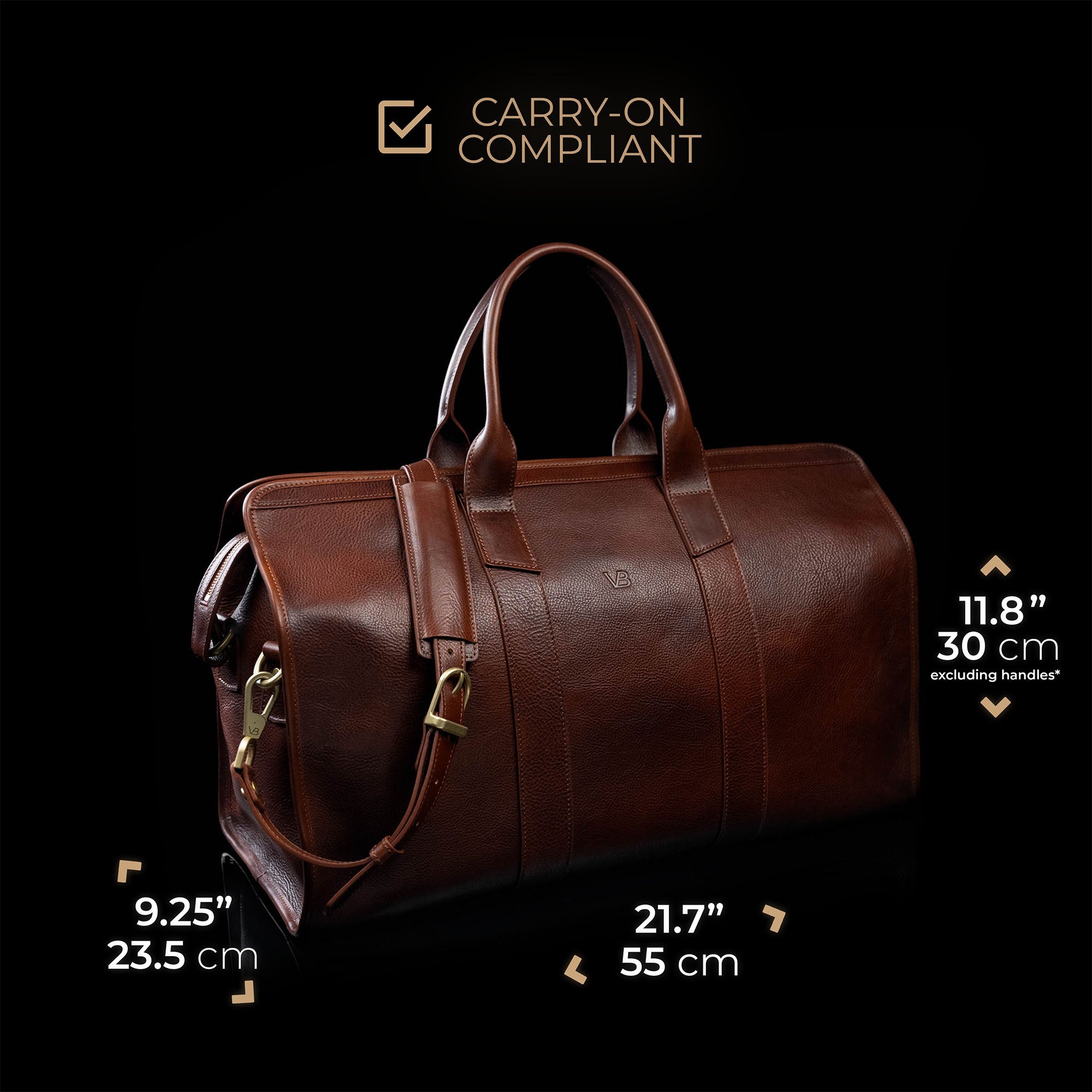 Mens leather weekend bag sale best sale