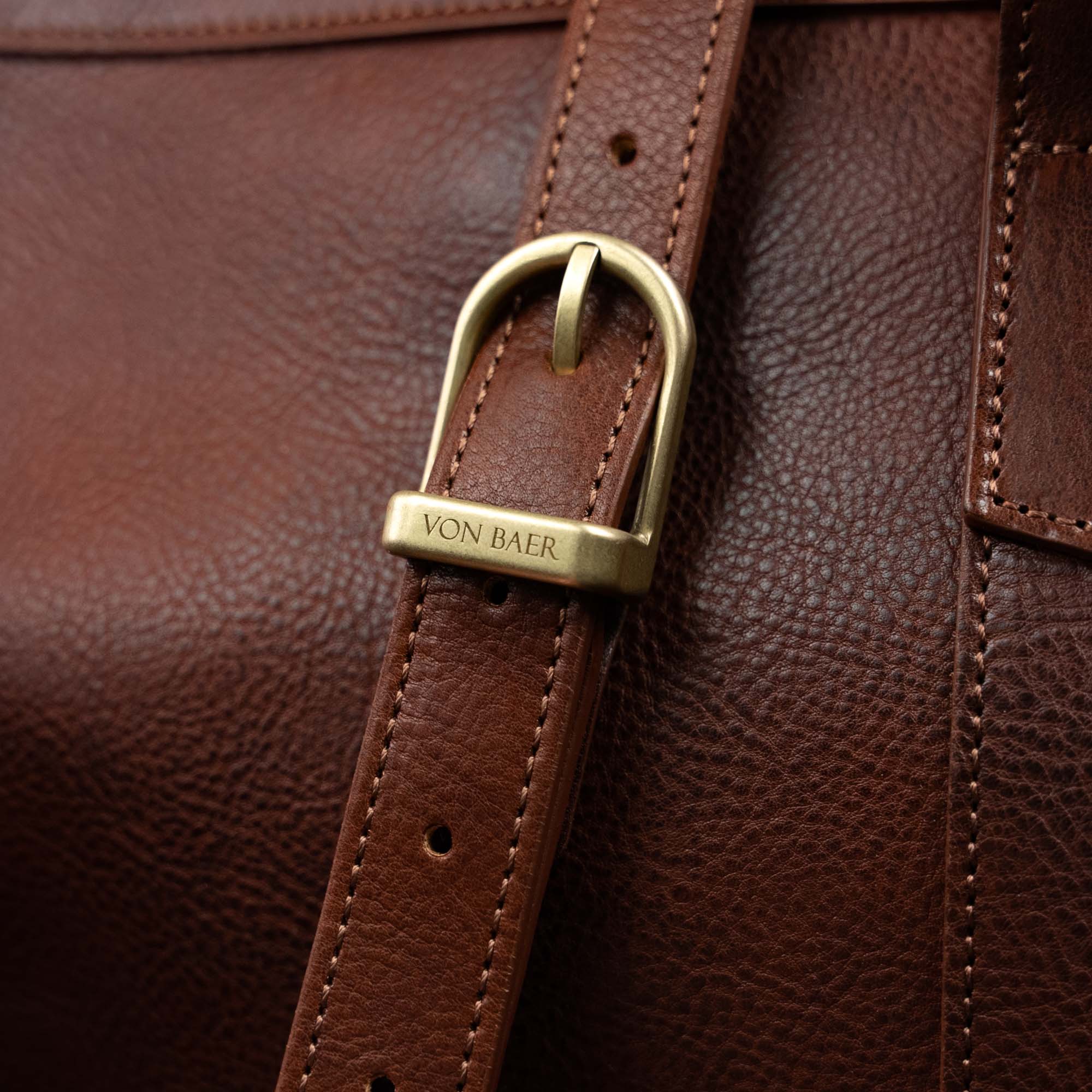 Luxury Full Grain Leather Weekender Bag for Women with Detachable ...