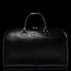 GRAND FULL GRAIN LEATHER TRAVEL BAG BLACK